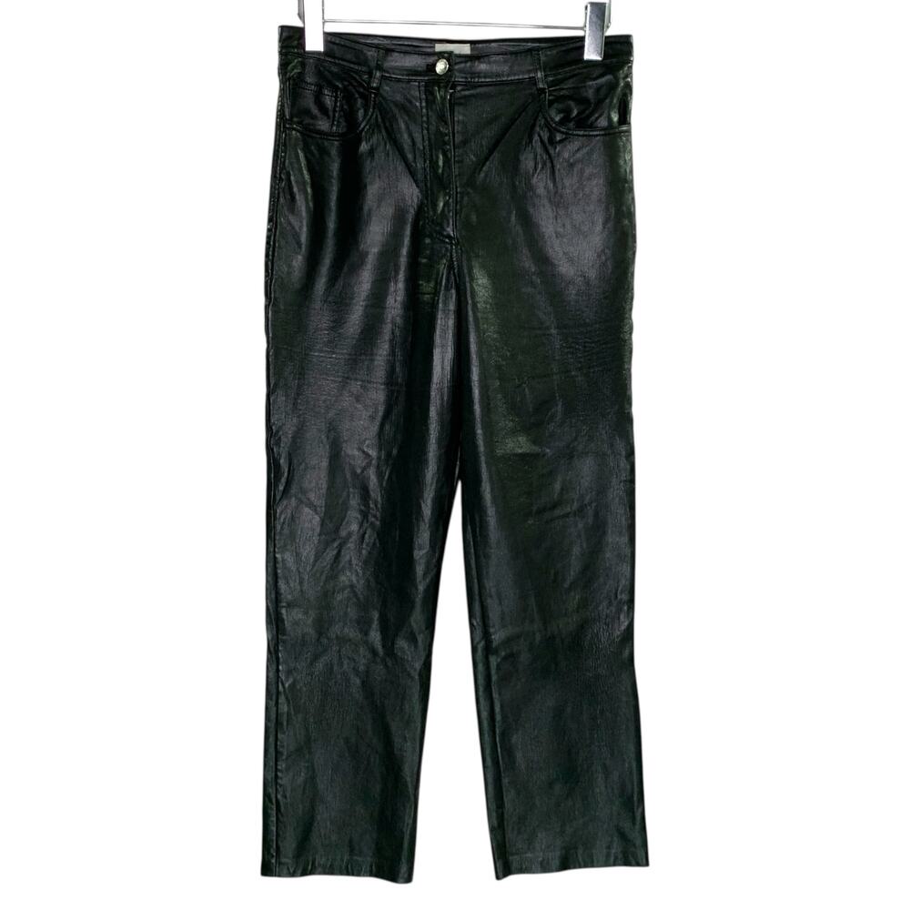 Wilfred 8 The Melina Vegan Faux Leather Straight Leg Pants Modern City Chic